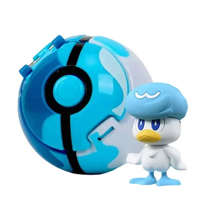 Pokemon Pokeball Figurine — Anime Action Figures including Pikachu & Charizard, Kids Collectible Toy Gift