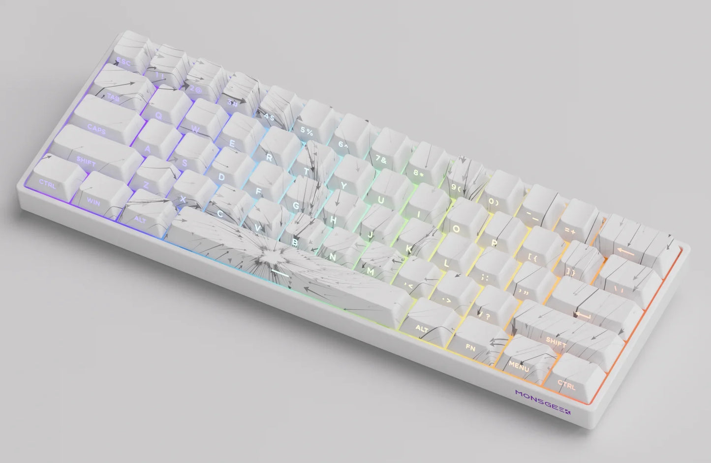Akko MonsGeek FUN60 60% Mechanical Gaming Keyboard – Magnetic Switch, 8K Rapid Trigger, ARGB HE/TMR Custom Keyboard