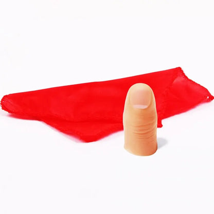 4 Pcs Magic Props Set - Magic Ring, Hand Lotus, Scarf Disappear, Thumb Explosion Dice - Classic Toys