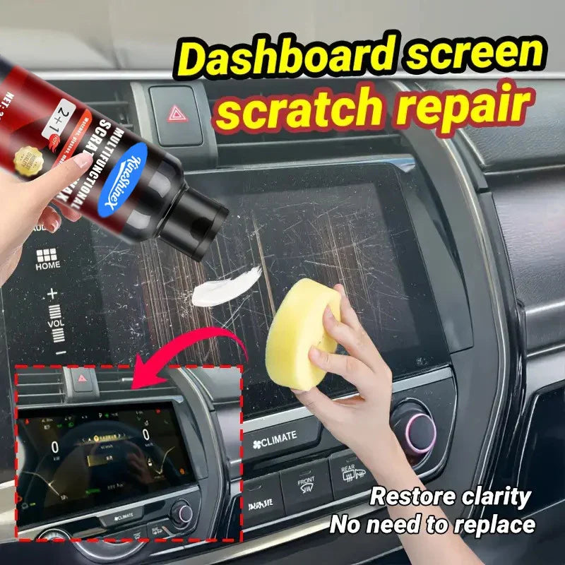 Dashboard Screen Scratch Repair Paste – Oxidation & Wear Polishing Agent for Car, Motorcycle & Truck Display Restoration