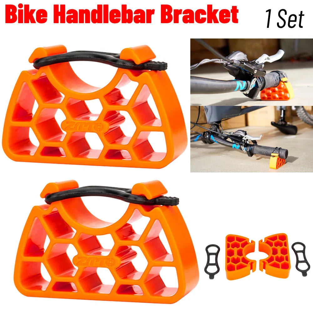 Bike Handlebar Stand Clip-On Stabilizer – MTB Repair Tool for 30-34mm Grips