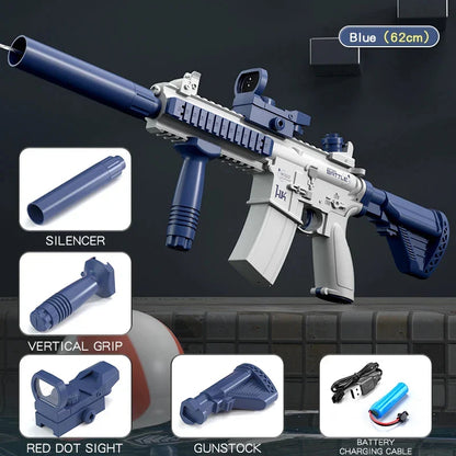 M416 Electric Water Gun – Full Automatic Shooting Toy for Kids, Boys, Girls & Adults, Summer Beach Outdoor Fun Gift