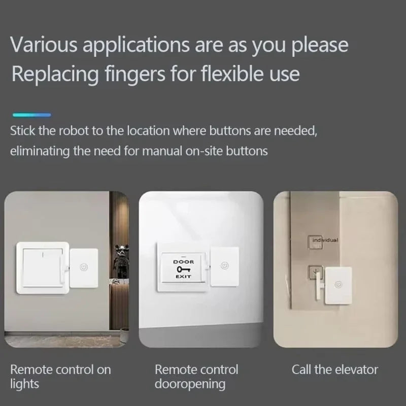 Wireless Remote Control Button Pusher Switch – Wiring-Free Automatic On/Off Light Controller Lazy Smart Switch Tool