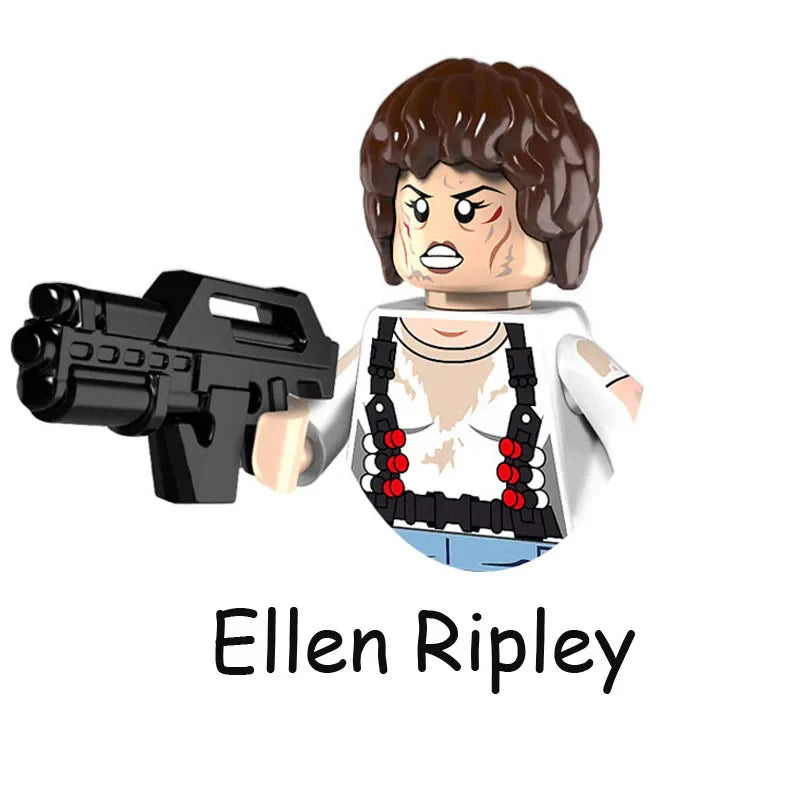 Terminator vs Predator & Alien Building Blocks – Robot War Action Figure Toy for Kids