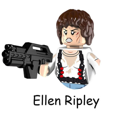 Terminator vs Predator & Alien Building Blocks – Robot War Action Figure Toy for Kids