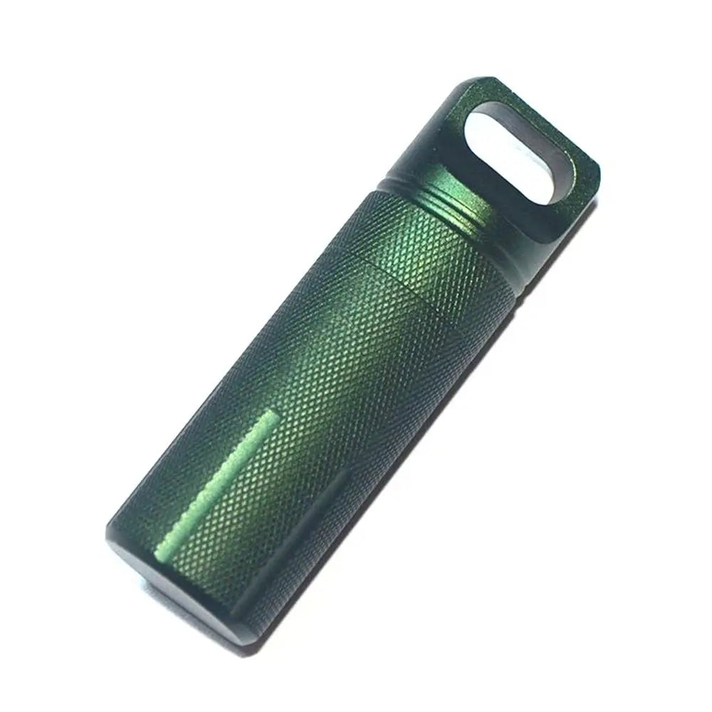 New Aluminum EDC Survival Kit – Waterproof Seal Bottle Capsule, Airtight Pill Case, Outdoor Tools Storage Container
