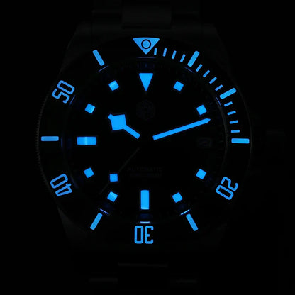 San Martin SN0121T Titanium Diving Watch – NH35 Automatic, Grade 2 Titanium, 120-Click Bezel, 300M Waterproof Wristwatch