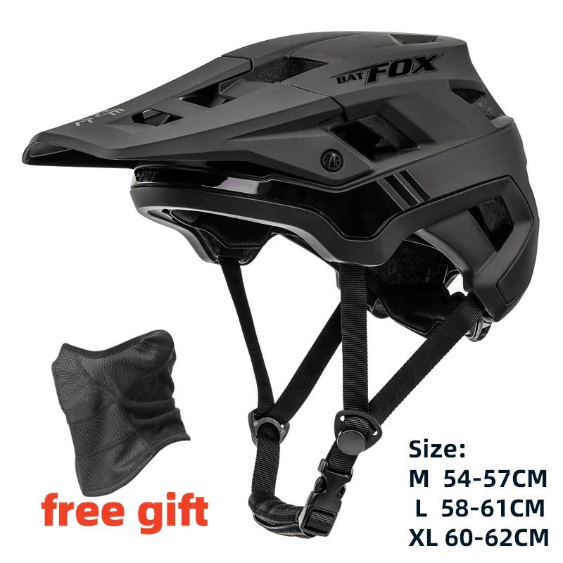 BATFOX Men's Cycling Helmet – MTB Mountain Bike Racing Helmet, Speedframe Casco para Bicycle
