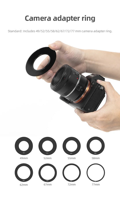 Ambitful Mini Teleprompter – Portable Phone & DSLR Recording Inscriber with Remote Control for Video