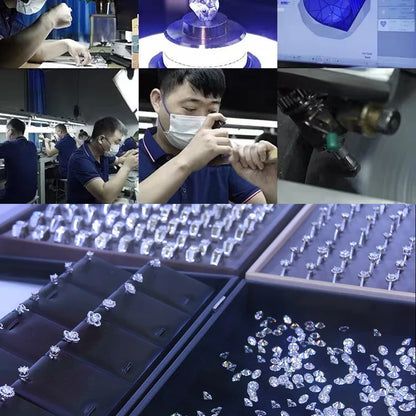 100% Real Moissanite Diamond Tester Pen — GRA Certified D VVS1 Belgium Cut Gemstones at Factory Price