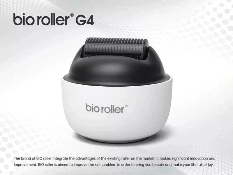 G4 Bio Derma Roller – Stainless Steel 1200-Pin Microneedle Beauty Tool for Skin & Beard