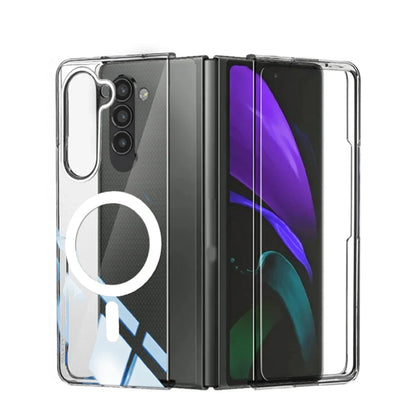 Clear Magnetic Shockproof Case for Samsung Galaxy Z Fold 6 – Magsafe Wireless Charging Compatible Cover