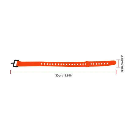 Heavy Duty Rubber Tension Strap – High Strength Cargo Tie Belt for Luggage, Water Bottle, Flashlight & Gear Secure Multi-Purpose Outdoor Tool