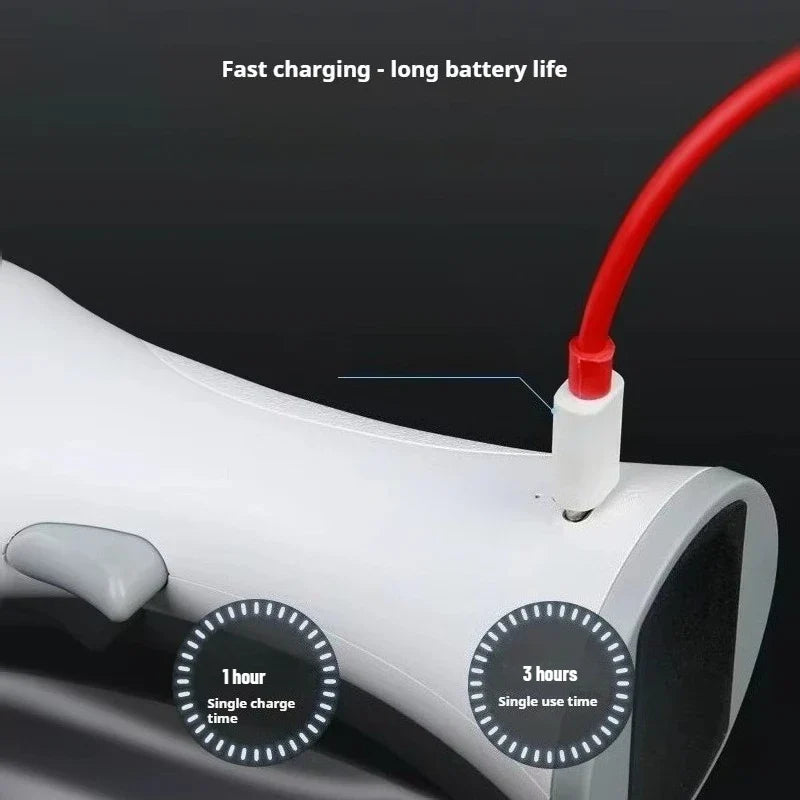 Electric Foam Bubble Perm Machine — Rechargeable Hot & Cold Hair Styling Tool for Salon & Home Use