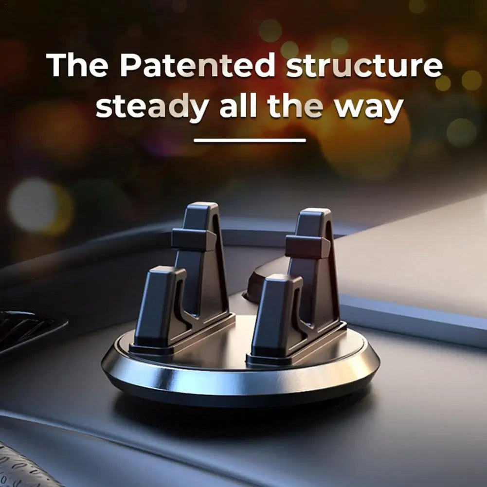 360-Degree Car Phone Holder Mat Pad | Anti-Slip Dashboard Stand for Phone & GPS | Bracket for iPhone