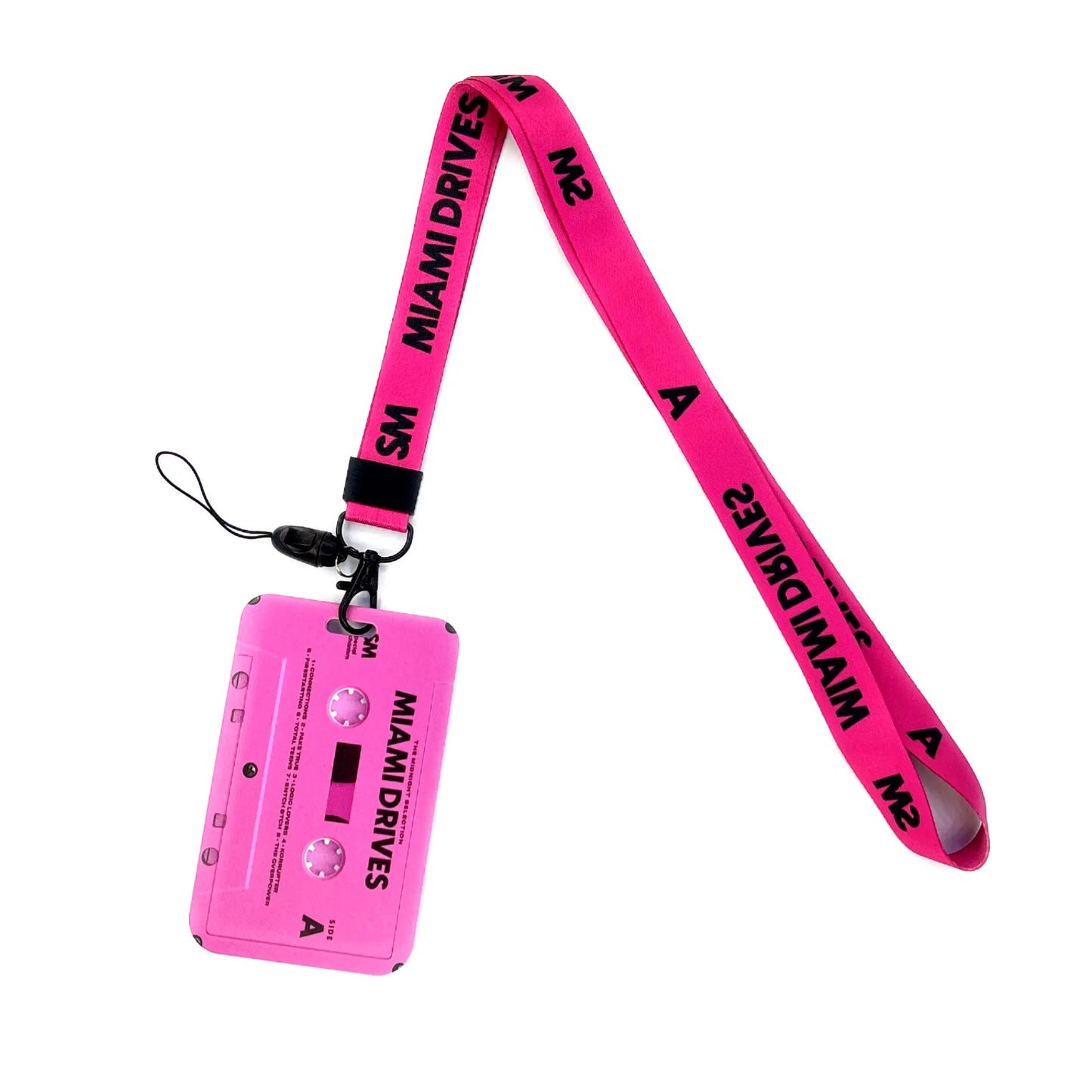 Vintage Tape ID Card Holder with Hanging Rope – Mobile Phone & Chest Card Lanyard