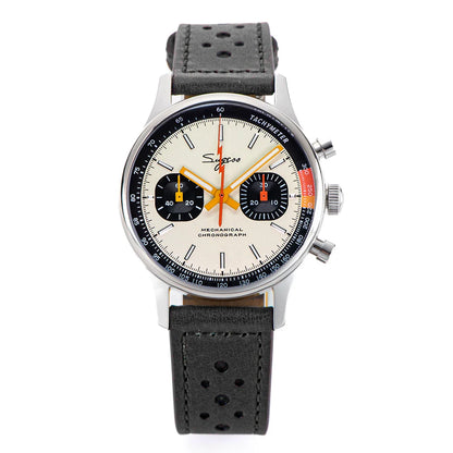 Sugess ST19 Pilot Chronograph Watch – Mechanical Racing 1963 Limited Edition, Sapphire Crystal, Military Style