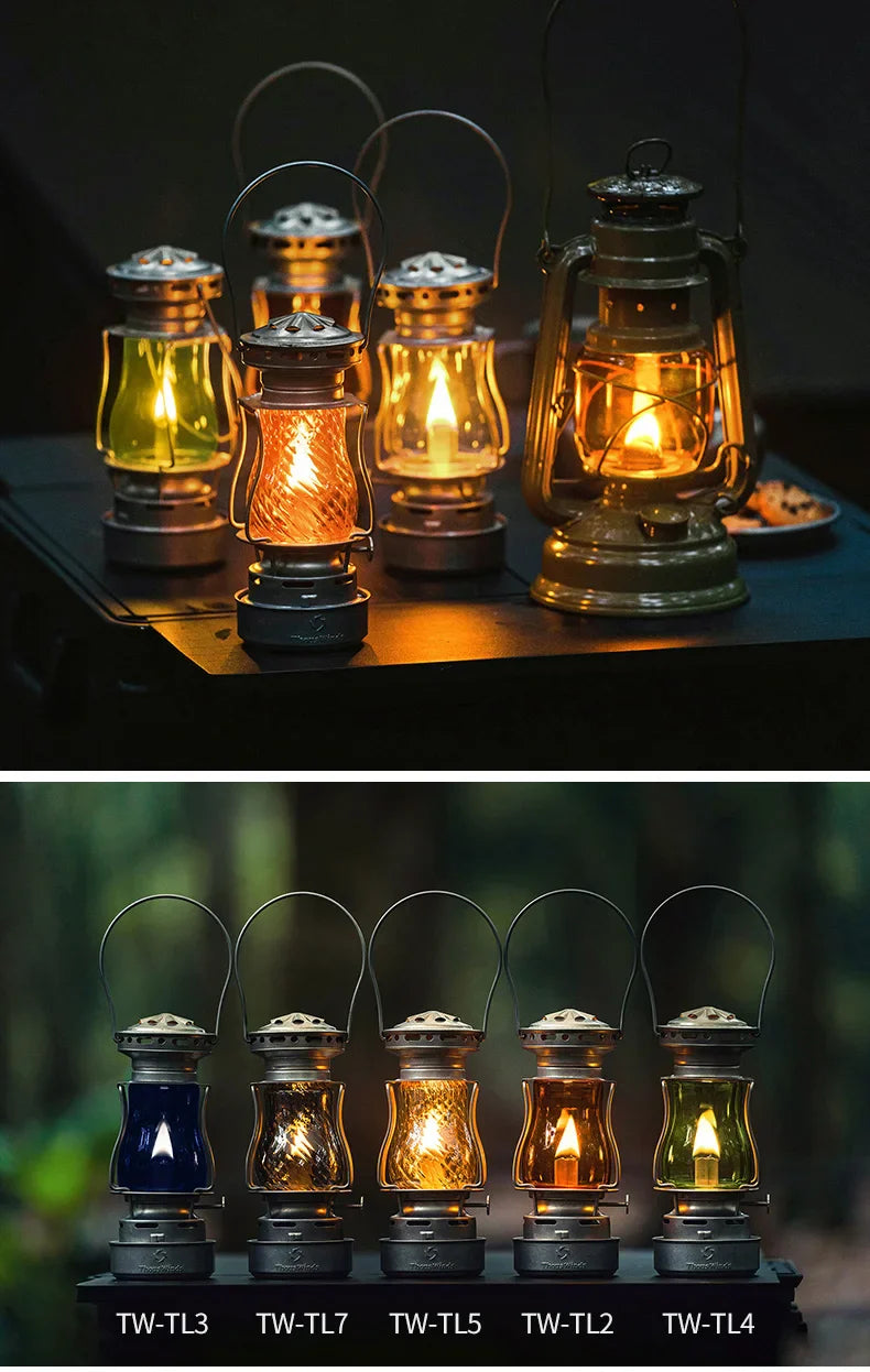ThousWinds Twilight Kerosene Camping Lantern – Portable Retro Oil Lamp for Outdoor Picnic and Backpacking