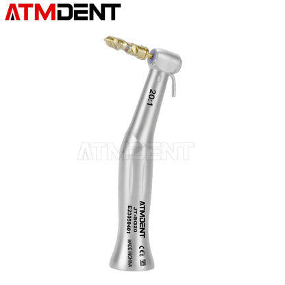 Dental 20:1 Implant Contra Angle Handpiece – Slow Speed for E-Type Micromotor, Compatible with Dental Implants