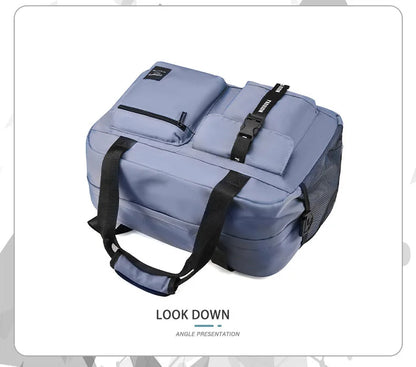 Large Fitness & Sports Duffel Bag – Women’s Gym, Yoga, Swimming Travel Backpack with Dry/Wet Shoes Pocket