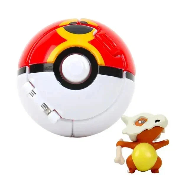 Pokemon Pokeball Figurine — Anime Action Figures including Pikachu & Charizard, Kids Collectible Toy Gift