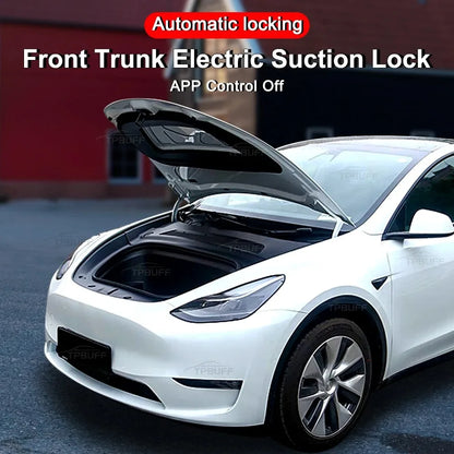 Tesla Model Y Front Trunk Soft Close Lock – Automatic Electric Frunk Closer for 2021-2024