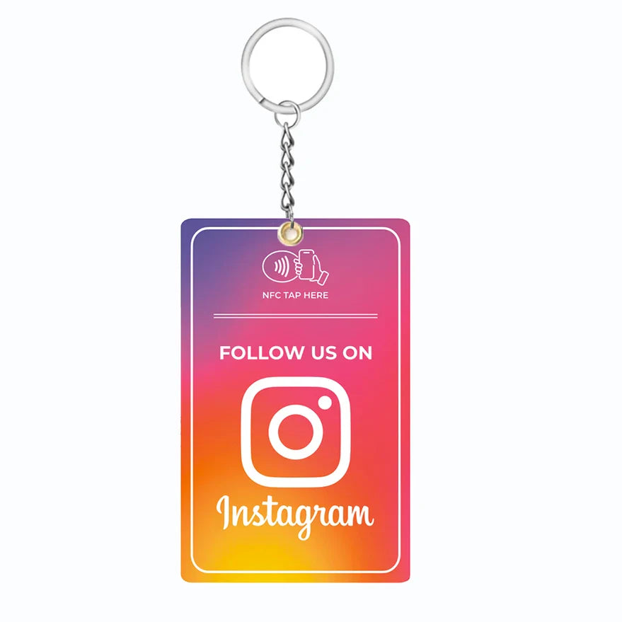 Universal NFC Google Review Cards – Instagram & Facebook Tap-to-URL Social Business Cards for Android & iPhone