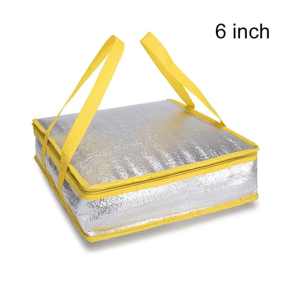 Insulated Pizza Delivery & Cooler Bag – 6/8/10/12 Inch Foldable Thermal Food Carrier for Hot & Cold Storage, Picnic & Drink Transport