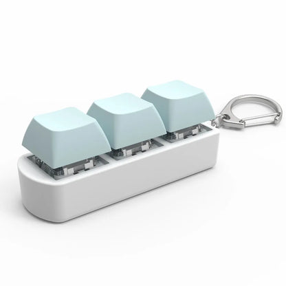 DIY Keyboard Key Toy - Stress Relief Fidget Button Keychain & Fidget Keycap Toy