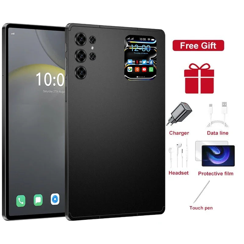 2026 Pad 25 Pro 10.1" Android Tablet – 22GB+2TB, 4G/5G Dual SIM, 10000mAh Kids & Global Version