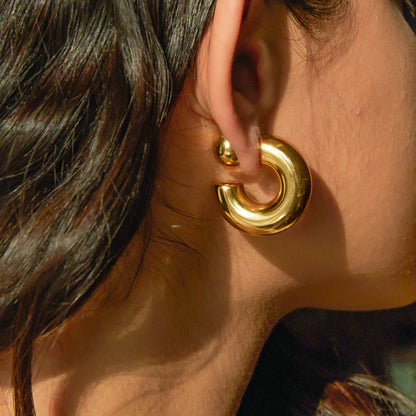 Fashion C-Shaped Earrings for Women – Unique High-End Trendy Jewelry