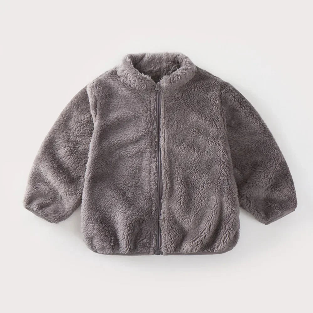 Kids Winter Coats 2024 - New Warm Fleece Jacket for Boys & Girls, Autumn & Spring Outerwear for Children