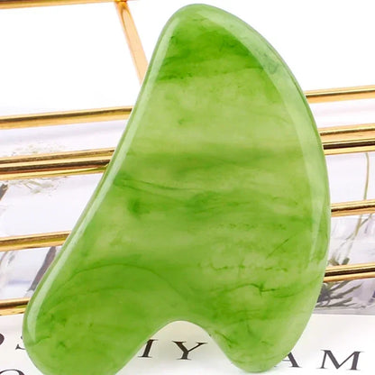Guasha Massage Scraper – Beeswax Face & Eye Massager, Acupuncture Gua Sha Board for SPA and Beauty Therapy
