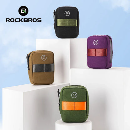 ROCKBROS Mini Bike Tail Bag – Lightweight Road Bicycle Storage for Tools & Accessories