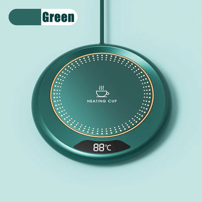 Thermostatic USB Heating Coaster with 3-Speed Adjustment – 55°C Constant Temperature for Home Use