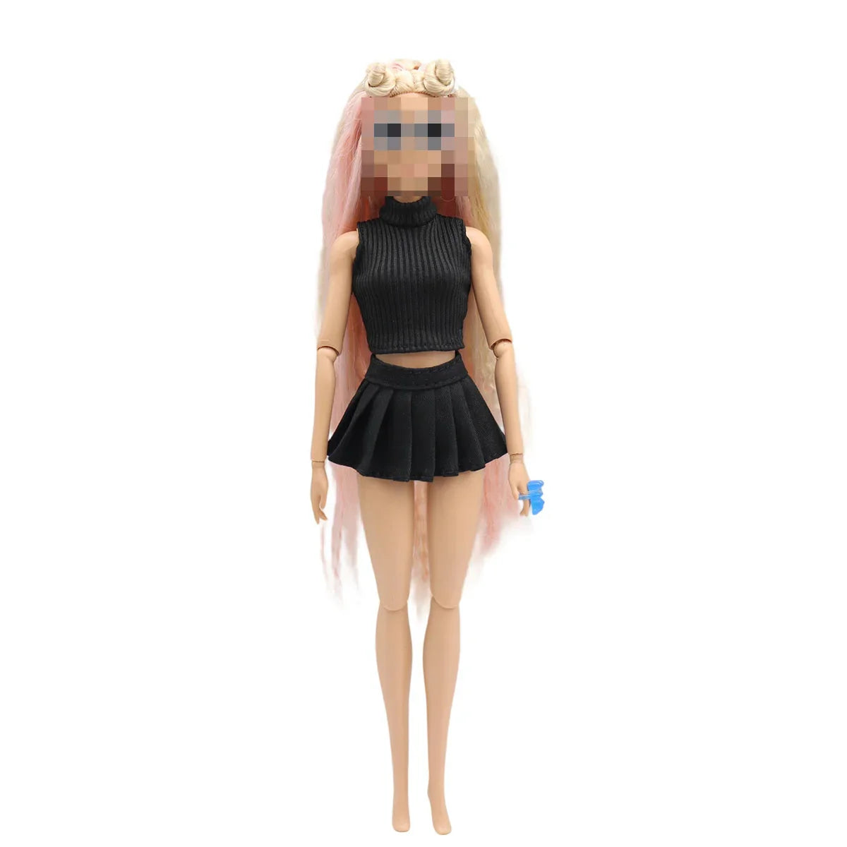1/6 Barbie Doll Clothes – 30cm Simple Short Skirt & Vest Daily Wear Accessories