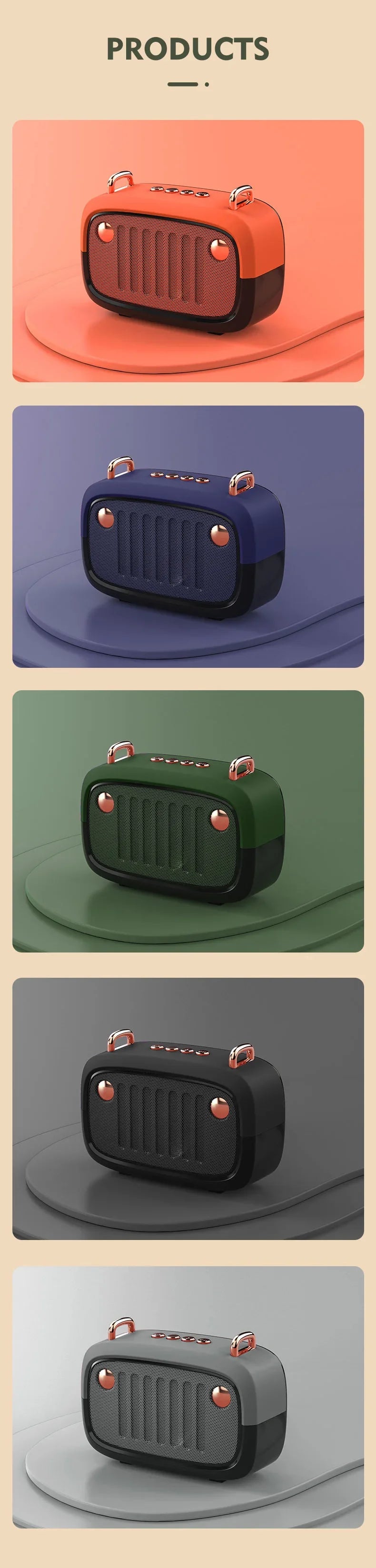 Wireless Portable Bluetooth Speaker — Mini Subwoofer Music Box with Hands-Free Function