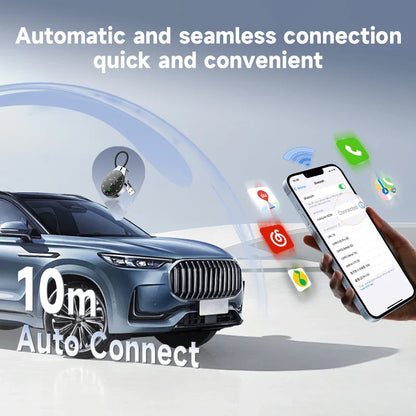 2-in-1 CarPlay & Android Auto Wireless Adapter – Mini 5G/WiFi Connector for iPhone & Android