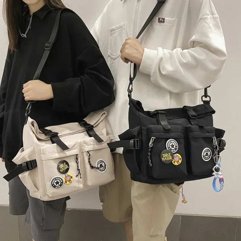 Trendy School Crossbody Bag for Teenage Girls – Casual Fashion Shoulder Backpack & Handbag for Students