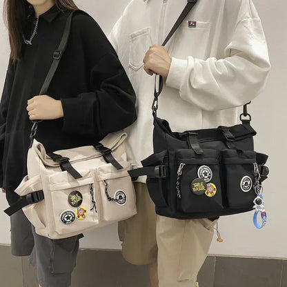 Trendy School Crossbody Bag for Teenage Girls – Casual Fashion Shoulder Backpack & Handbag for Students