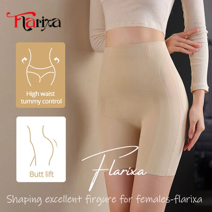 Flarixa 5D Levitation High Waist Shapewear Shorts – Hip Lift, Slim Fit Yoga Boxer for Women, Seamless Flat Belly Safety Pants M-2XL