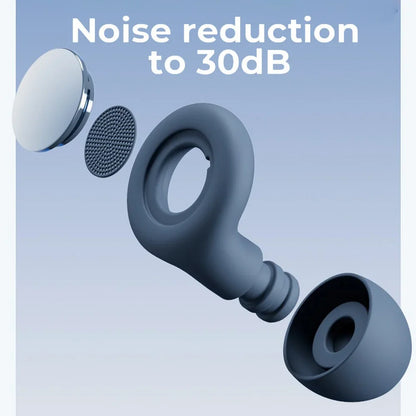 Soft Reusable Ear Plugs for Sleeping - Noise Reduction Hearing Protection for Travel & Work