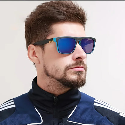 2-Pack Square Polarized Sunglasses — Anti-Glare UV Sun Shades for Driving, Fishing, Travel & Summer Parties