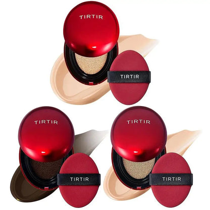 TIRTIR Cushion Foundation – High Coverage Compact Makeup, Original Korean Beauty Covering Cushion