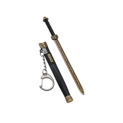 Mini Sword Pendant Keychain – Creative Weapon Toy Key Ring for Backpack & Gifts