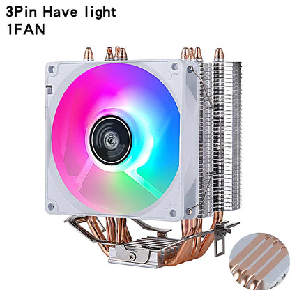 CPU Cooling Fan with Air-Cooled Radiator – Compatible with LGA2011, 115x, 1200, 1700 & AMD