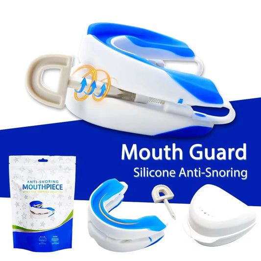 Silicone Anti-Snore Mouthpiece – Mouth Guard for Snoring, Bruxism, Sleep Apnea, and Teeth Protection