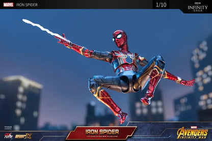 ZD Toys Spider-Man No Way Home 1/10 Action Figure – Peter Parker Gold Black Red Marvel Legends Collectible Toy