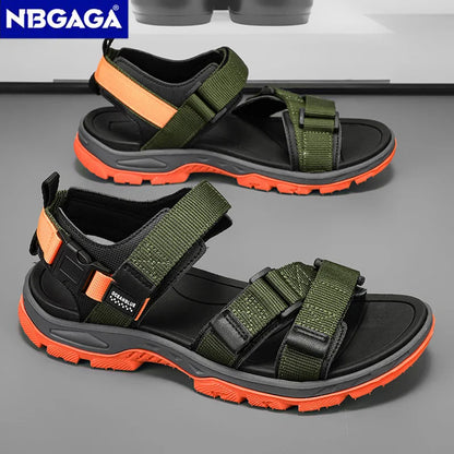 Men’s Summer Outdoor Sandals – Breathable Sport & Hiking Shoes, Wear-Resistant Casual Beach Footwear for Walking & Holidays