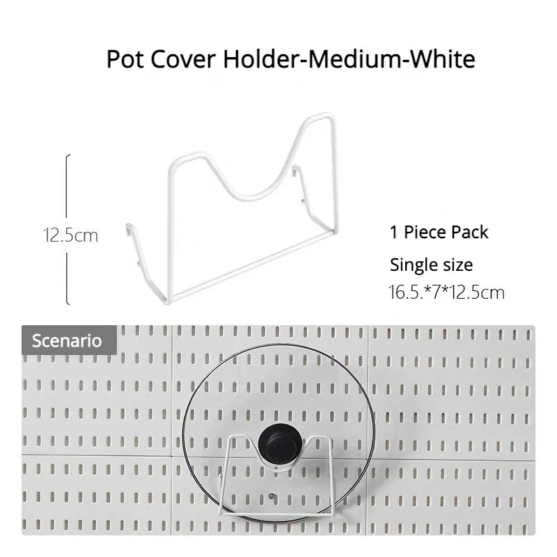 DIY Pegboard Hanging Shelf & Hooks – Wall Organizer for Garage, Kitchen & Room, No-Drill Storage Solution